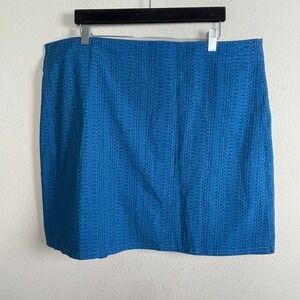 RipSkirt Hawaii Size 2XL Length 2 Interior Pocket Wrap Teal Insider Indigo Skirt